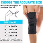 Copper Knee Brace Compression Sleeves for Pain Relief