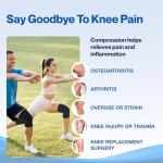 Modvel Knee Brace Compression Sleeves for Pain Relief