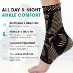 Ankle Compression Sleeve Support for Pain Relief