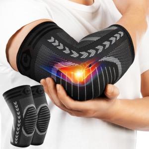 2 Pack Tennis & Golf Elbow Compression Sleeves