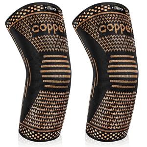 Copper Elbow Compression Sleeve for Pain Relief