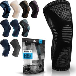 POWERLIX Knee Compression Sleeve for Sports and Fitness