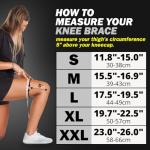 POWERLIX Knee Compression Sleeve for Sports and Fitness