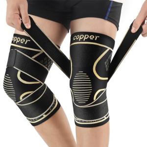 Knee Braces with Strap for Pain Relief (2 Pack)