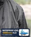 Men's Waterproof Lightweight Hooded Rain Jacket