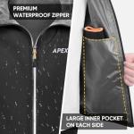 Lightweight Waterproof Packable Rain Jacket for Men