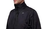 Men's Lightweight Packable Windbreaker Jacket - Black