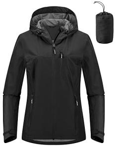 Women's Lightweight Packable Waterproof Rain Jacket