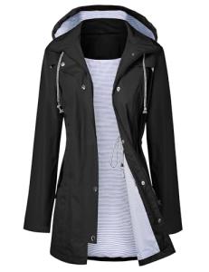 Lightweight Waterproof Windbreaker Jacket for Women