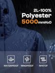 Women's Lightweight Waterproof Hooded Rain Jacket