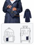 Women's Lightweight Waterproof Hooded Rain Jacket