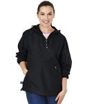 Packable Hooded Windbreaker Jacket for Women