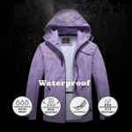 Women's Lightweight Waterproof Rain Jacket with Hood