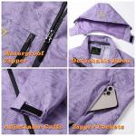 Women's Lightweight Waterproof Rain Jacket with Hood