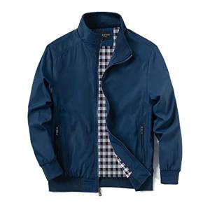Men's Lightweight Windbreaker Jacket - Blue XL