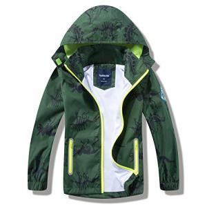 Kids Lightweight Windbreaker Rain Jacket with Hood