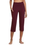 Baleaf Women's High Waist Capri Workout Leggings