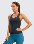 CRZ YOGA Racerback Workout Tank with Built-in Bra