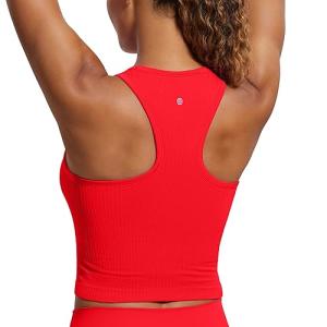 CRZ YOGA Women’s Seamless High Neck Sports Bra