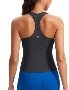 CRZ YOGA Butterluxe Sleeveless Workout Tank - Grey