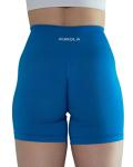 Women’s Seamless Scrunch Workout Shorts - Diva Blue
