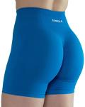 Women’s Seamless Scrunch Workout Shorts - Diva Blue
