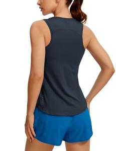 CRZ YOGA Lightweight High Neck Racerback Tank Top