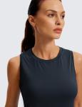 CRZ YOGA Lightweight High Neck Racerback Tank Top