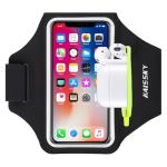 Water-Resistant Phone Armband with Key Holder