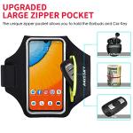 Water-Resistant Phone Armband with Key Holder