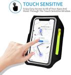 Water-Resistant Phone Armband with Key Holder