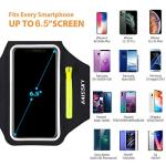 Water-Resistant Phone Armband with Key Holder