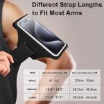 Water-Resistant Phone Armband with Key Holder