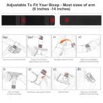 Water-Resistant Phone Armband with Key Holder