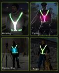 Zacro Rechargeable LED Reflective Vest for Running