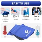 YQXCC Cooling Towels 4-Pack for Sports and Gym