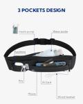 WATERFLY Running Belt Fanny Pack for Jogging