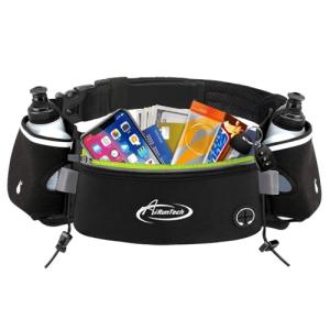 AiRunTech Hydration Running Belt with Water Bottle