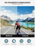 Lamicall UV400 Sports Sunglasses for Active Outdoors