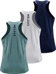 NELEUS Men's 3 Pack Dry Fit Running Tanks