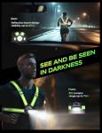 Viccux High-Visibility Running Lights with Reflective Vest