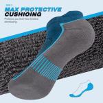 Men's Cushioned Ankle Running Socks - 6 Pairs