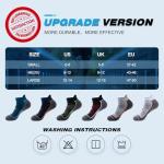 Men's Cushioned Ankle Running Socks - 6 Pairs