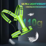 LED Reflective Running Vest for Night Safety