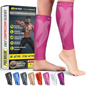 BLITZU Compression Sleeves for Calves and Legs