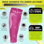 BLITZU Compression Sleeves for Calves and Legs