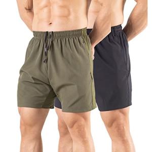 Men's 5" Quick Dry Workout Shorts 2 Pack