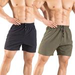 Men's 5" Quick Dry Workout Shorts 2 Pack