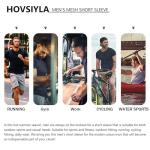 HovSiyla Men's 5 Pack Dry Fit Running Shirts