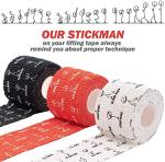Premium Weightlifting Thumb Tape - 3 Rolls